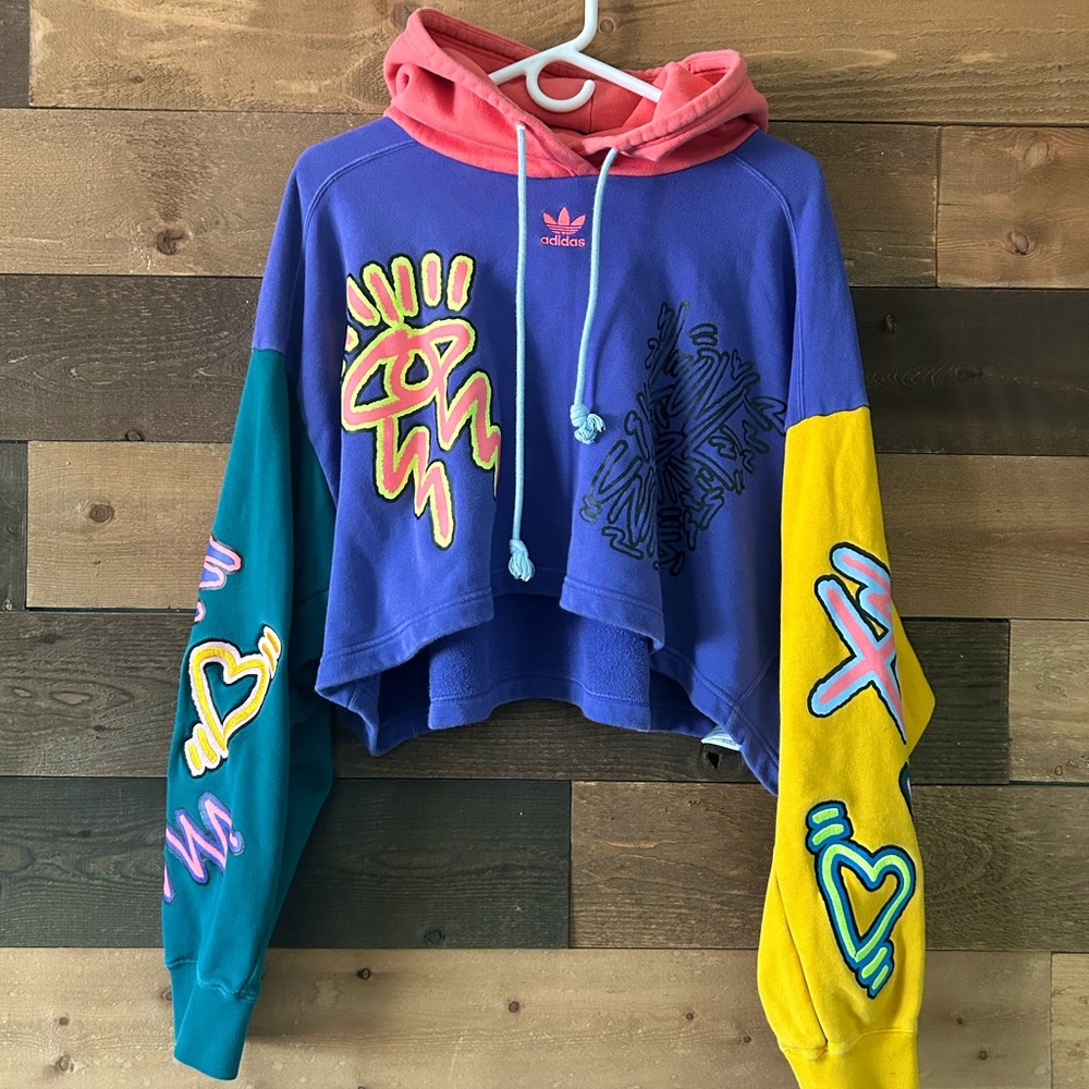 Adidas Love Unites Crop Hoodie